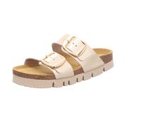 BOXX Damen-Pantolette mit Tieffußbett Platino-Gold 39