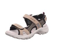 BOXX Damen-Sandalette Beige-Grau-Schwarz 40
