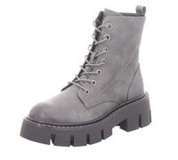 BOXX Damen-Schnürstiefelette Dunkel-Grau-Schwarz 39