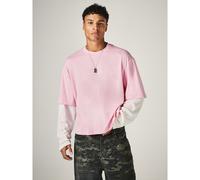 Boxy Crop Crew Neck Kurzarm Einfarbiges T-Shirt Oversized Schulterabfall Lässig Layering Top Sommer Essential