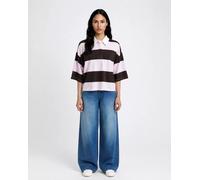 Smith&Soul - Boxy Croppd Rugby T-Shirt Striped - Gr. - XS