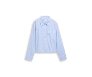 boxy poplin shirt with details L