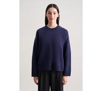 Boxy-Pullover aus Wolle und Kaschmir Blau XS (60.850489-0018-XS)