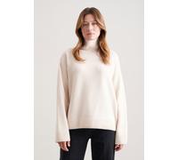 Boxy Rollkragenpullover aus Wolle und Kaschmir Beige S (60.850487-0003-S)
