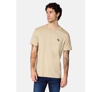 Boxy T-Shirt mit Beach-Slipper-Stickerei "Samms B Gots YOUMODO" Sand L