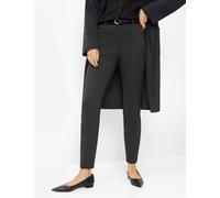 Boyfriend-Hose RAPHAELA BY BRAX "Style DamenpulloverTH", Damen, Gr. 36, Normalgrößen, dunkelgrau, 63% Viskose, 33% Polyamid, 4% Elasthan, Hosen (17567953-36) dunkelgrau