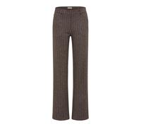 Boyfriend-Hose RAPHAELA BY BRAX "Style DamenpulloverTH FLARED", Damen, Gr. 40, Normalgrößen, braun (maroon), 54% Viskose, 44% Polyester, 2% Elasthan, Hosen (75934028-40) maroon