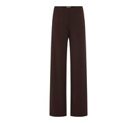 Boyfriend-Hose RAPHAELA BY BRAX "Style DamenpulloverTH FLARED", Damen, Gr. 48K (24), Kurzgrößen, dunkelbraun, 63% Viskose, 33% Polyamid, 4% Elasthan, Hosen (31838935-24) dunkelbraun