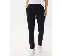 Boyfriend-Hose RAPHAELA BY BRAX "Style LIV", Damen, Gr. 36K (18), Kurzgrößen, blau (navy), Web, 90% Polyester, 10% Polyurethan, sehr schmal, Hosen (91679018-18) navy