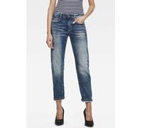 Boyfriend-Jeans G-STAR "Kate Boyfriend", Damen, Gr. 27, Länge 32, blau (vintage azure (blau used)), Denim/Jeans, Obermaterial: 99% Baumwolle, 1% Elasthan, straight fit normal, Jeans, mit authentischen