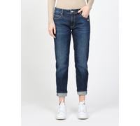 Boyfriend-Jeans GANG "94NADIA", Damen, Gr. 27, N-Gr, blau (sea tide worn wash), Denim/Jeans, Obermaterial: 90% Baumwolle, 8% Polyester, 2% Elasthan, bequem knöchelfrei, Jeans, 5-Pocket Style mit Reißv