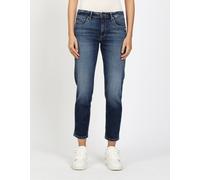 Boyfriend-Jeans GANG "94NADIA", Damen, Gr. 28, N-Gr, winter base wash, Denim/Jeans, Obermaterial: 98% Baumwolle, 2% Elasthan, bequem knöchelfrei, Jeans, 5-Pocket Style mit Reißverschluss und Knopf (70