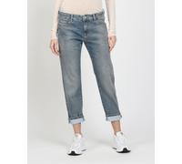 Boyfriend-Jeans GANG "94NADIA", Damen, Gr. 34, N-Gr, light blau grau, Denim/Jeans, Obermaterial: 98% Baumwolle, 2% Elasthan, bequem knöchelfrei, Jeans, 5-Pocket Style mit Reißverschluss und Knopf (513