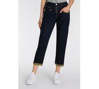 Boyfriend-Jeans HERRLICHER "Shyra Tap Denim Comfort", Damen, Gr. 32, N-Gr, raw, Denim/Jeans, Obermaterial: 98% Baumwolle, 2% Elasthan, lang, Jeans, mit Umschlagsaum (56369632-32) raw