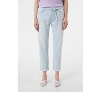 Boyfriend-Jeans im Relaxed Fit mit Bindegürtel blau 38