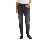 Boyfriend-Jeans MARC O'POLO "aus Organic Cotton Stretch", Damen, Gr. 25, Länge 30, grau (medium grau), Obermaterial: 94% Baumwolle, 4% Elastomultiester, 2% Elasthan, unifarben, lässig geschnitten knöc