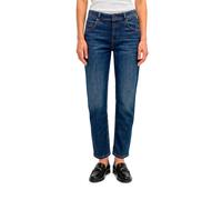 Marc O'Polo Cropped Jeans Boyfriend Theda Mid Blue (Größe: 33), lässiger Boyfriend-Schnitt