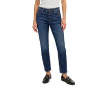 Boyfriend-Jeans MARC O'POLO "aus softem Baumwoll-Stretch", Damen, Gr. 34, Länge 34, blau (commercial dunkelblau wash), Obermaterial: 92% Baumwolle, 6% Elastomultiester, 2% Elasthan, unifarben, loose f