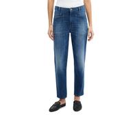 Boyfriend-Jeans MARC O'POLO "aus softem Cashmere Touch Denim", Damen, Gr. 34, Länge 34, dunkelblau, Obermaterial: 92% Baumwolle, 6% Elastomultiester, 2% Elasthan, unifarben, loose fit knöchelfrei, Jea