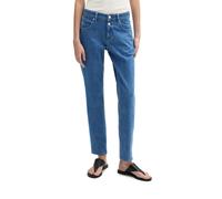 Boyfriend-Jeans MARC O'POLO "mit zwei Knöpfen", Damen, Gr. 26, Länge 30, medium blau, Obermaterial: 92% Baumwolle, 6% Elastomultiester, 2% Elasthan, unifarben, loose fit knöchelfrei, Jeans (54350662-2