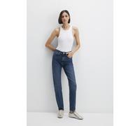 Boyfriend-Jeans MAVI "STAR", Damen, Gr. 30, Länge 27, blau (schwarz used gold shape), 92% Baumwolle, 7% Polyester, 1% Elasthan, normal normal, Jeans, Mom Jeans (43298152-30) schwarz used gold shape