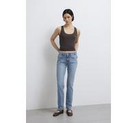 Boyfriend-Jeans MAVI "WENDIE", Damen, Gr. 28, Länge 32, mid brushed 90's, 99% Baumwolle, 1% Elastan, gerade normal, Jeans, Boyfriend Jeans (64875856-28) mid brushed 90's
