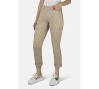 STOOKER Women Denim Damen Jeans Hose »Davos Boyfriend Straight Fit - Simply Taupe - D48/L30