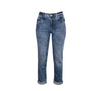 Boyfriend-Jeans STOOKER WOMEN "Davos Denim Boyfriend Fit Jeans", Damen, Gr. 40, Länge 28, blau (heavy used blau), Denim/Jeans, 98% Baumwolle, 2% Elasthan, lässig geschnitten lang, Jeans, Jeans Boyfrie