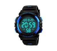 Boys Digital Watches, Kids Sports Waterproof Watch with Alarm/timer/el Light,blue Childrens Outdoor Digital Watch for Teenagers Boys