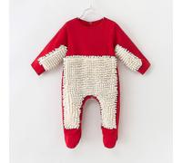 Boys Girls Cleaning Mop Romper Mop Clothes Long Sleeve Crawling Clothes Jumpsuit Cotton Infant Mop Suit