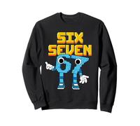Boys Girls Kids Teacher Italian Brainrot Meme 67 Six Seven Sweatshirt