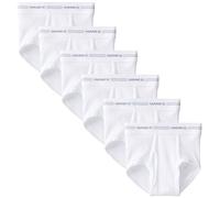 Boys' Hanes Ultimate White Brief with Comfort Flex® Waistband 6-Pack White