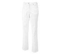 BP Damenjeans BP 1662, Stretchgewebe, 2 Farben, 2 Längen weiß 48% Baumwolle / 48% Polyester / 4% Elastolefin 36n