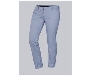 BP Damen Chinohose 1734-930 Blau-Weiß Pepita-36