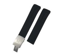 BPBZUTUMDZ Passend for Tissot, passend for T-TOUCH T013 T048 T047 T033T04, 21 mm weiches Silikon-Gummi-Uhrenarmband, Sportuhrenarmband, T091, T013420A(Black Silver)
