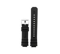 BPBZUTUMDZ Silikonkautschuk-Uhrenarmband, 16 mm, schwarzes Herrenarmband-Zubehör, passend for CASIO, passend for G-SHOCK 4778 AW-591 AW-590 AW-5230 AWG-M100 AWG-M101(Black-S pin)
