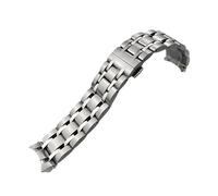 BPBZUTUMDZ Uhrenzubehör 22 mm 23 mm 24 mm passend for Tissot 1853 Couturier T035 Edelstahlarmband T035407A T035627A Herren-Business-Uhrenarmband(Silver,24mm)