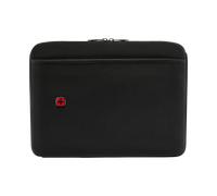BQ Sleeve 14 schwarze Laptophülle für bis zu 14 Zoll, gepolstert, leicht, mit Außenfach