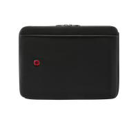 BQ Sleeve 15,6-16 Zoll Laptophülle, schwarz, gepolstert, leicht, mit Außenfach