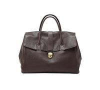 BQWXIEC Damen-Handtasche aus echtem Leder, Umhängetasche für Damen, Tragegriff Oben, Reisetasche, große Kapazität, Retro-Taschen (Coffee Extra Large,one Size)
