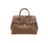 BQWXIEC Damen-Handtasche aus echtem Leder, Umhängetasche für Damen, Tragegriff Oben, Reisetasche, große Kapazität, Retro-Taschen (Brown Extra Large,one Size)