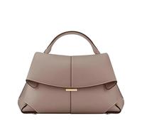 BQWXIEC Lederhandtasche, Umhängetasche für Damen, Hobo-Tasche, echtes Leder, Schultertasche, luxuriöse Designer-Umhängetasche (Gray,one Size)