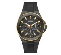 BR Gun CS W/BR GLD TR W/BR Gun TOP/Sun BLK MF DL/BLK Textured Silicone STRP, Schwarz