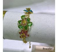 (Bracelet3) SWA Set Neue IdylliaCrystalar Ohrring Exquisiteacelet Swar Hochzeit Geschenk Frauen