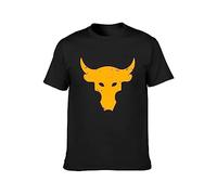 Brahma Bull Rock Project Gym T-Shirt Black Graphic Unisex Tee Shirt M