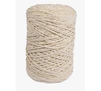 Braidy Recycling Garn m.Goldfaden 2mm øgeflochten ca. 240m Knäuel 250g 240 m