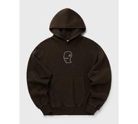 Brain Dead 3D EMBROIDERED LOGOHEAD GARMENT DYED HOODIE men Hoodies brown in Größe:XL