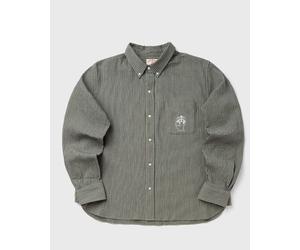 Brain Dead X BROOKS BROTHERS Check Oxford Button Up Shirt men Longsleeves green in Größe:S