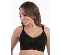 Bralette ANITA SINCE 1886, Damen, Gr. XXL, N-Gr, schwarz, Obermaterial: 64% Polyamid, 36% Elasthan, unifarben, BHs Bralette, Verstellbare Träger, sportlich leichter Mesh Abschluss im Dekolleté. (54643