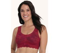 Bralette ANITA SINCE 1886 "Essential Lace", Damen, Gr. S, N-Gr, rot, Stoff, Obermaterial: 61% Polyamid, 39% Elasthan, unifarben, bequem, BHs Bralette, mit Spitze, herausnehmbare Schaumcups, feminin, a